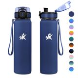 KollyKolla Roestvrijstalen drinkfles, 500 ml, thermosfles, herbruikbaar, lekvrij, BPA-vrij, drinkfles voor kinderen, school, gimnasio, sport