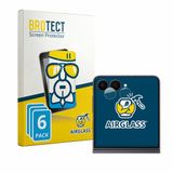 BROTECT Screenprotector 6 Stuks voor Samsung Galaxy Z Flip 8 (ALLEEN Camera Lens) Beschermglas transparant