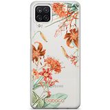 ERT GROUP mobiel telefoonhoesje voor Samsung A12 / M12 / F12 origineel en officieel erkend Babaco patroon Flowers 057