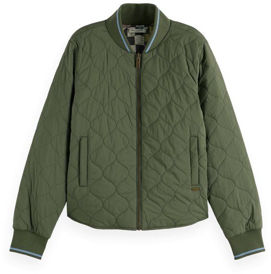 Scotch & Soda Bomberjack Dames Groen Maat M