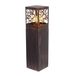 Brilliant Whitney - Buitenlamp - Tuinpaal - E27 - IP44 - Roestbruin