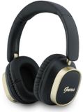 Guess Koptelefoon met ENC - Rectangle Metal Script Logo Over-Ear Bluetooth Headphone - Zwart