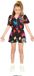 Fiestas Guirca Telepathic Girl 80's Jumpsuit Enfants Filles Noir/Multicolore