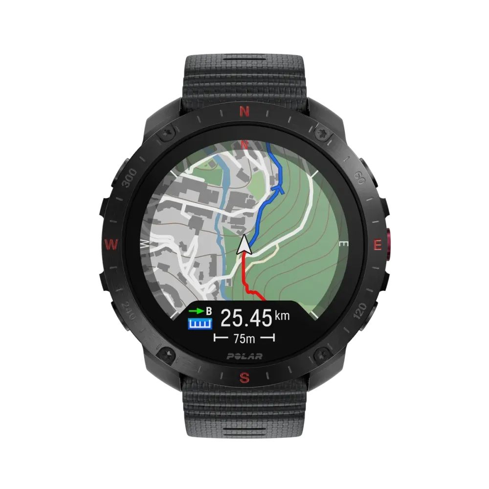 Polar Grit X2 Pro Smartwatch - 1.39" AMOLED, GPS, Black