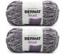 Bernat Velvet Vapor Grijs Garen - 2 Pack van 300g/10.5oz - Polyester - 5 volumineus - 300 Yards - Breien/haken