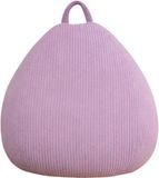 Bananair - Peervorm zitzak - ribfluweel - Afneembare hoes - Volwassenen & Kinderen - Violet - 105 x 85 cm