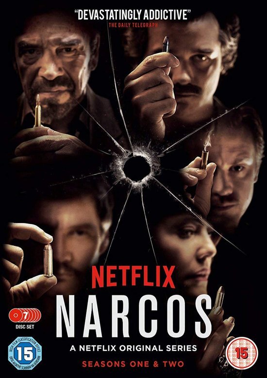 6 Dvd Stackpack Narcos - Seizoen 1 & 2 dvd