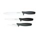 Rockingham Forge 8007 Essentials Range 3-delige messenset voor huishoudelijk gebruik, zwart