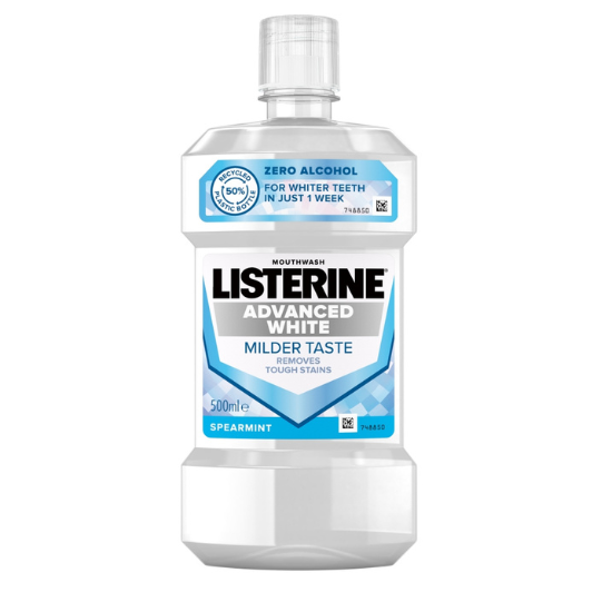 Listerine Advanced White Milder Taste Mouthwash