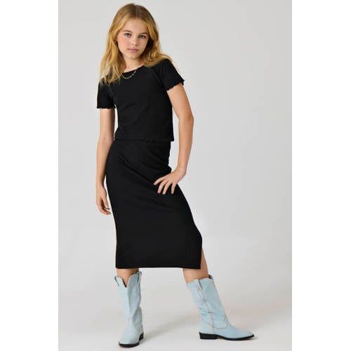 ONLY KIDS ONLY GIRL plissé rok zwart