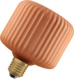 Osram DECOR LED Lamp in Coloured Glass Square Orange