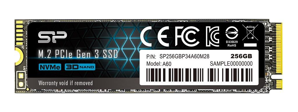 Silicon Power P34A60 M.2 256GB SSD | 2200MB/s Read