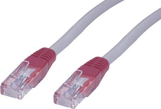 MCL UTP5E-10M netwerkkabel Grijs Cat5e U/UTP (UTP) 10m