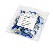 Vogt Platte steekhulzen isol, 3906 S/B Mssn PVC 6,3 x 0,8, zak à 50 stuks.