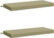 vidaXL - 2-delige - Bankkussens - SOEST - 2 - st - 100% - Polyester - Lichtgroen