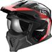 LS2 OF606 Drifter Triality Red 06 - Maat XS - Helm