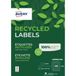 AVERY - 6500 witte zelfklevende etiketten - 100% gerecycled - formaat 38 x 21,2 mm - laser- en inkjetdruk