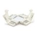 RGBW 5-PIN kruis 10mm - clip-connector; LED-strips connector SMD5050; kruisconnector RGB + wit - RGB+W