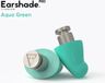 Flare Audio Earplugs Earshade Pro titanium Aqua green