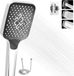 Unyqoos® Douche de tête économiseuse d'eau avec tuyau et 3 types de jet pour une utilisation polyvalente