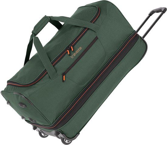 Travelite Basics Wheeled Duffle 70cm Expandable - Dark Green