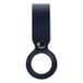 Xccess PU Lederen Airtag sleutelhanger hoesje Donker blauw