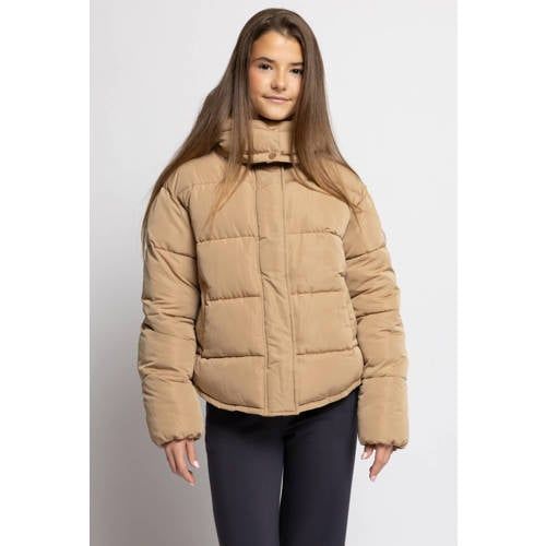 LOOXS 10sixteen quilted gewatteerde winterjas - goud