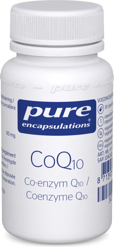 Pure Encapsulations CoQ10 - Biologisch Identiek en uit Natuurlijke Bron - 30 Capsules