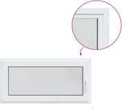 vidaXL Kelderraam RISOR 120 x 50 cm PVC en glas