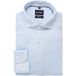 OLYMP Japanese Knitted Body Fit Jersey overhemd blauw, Gestructureerd