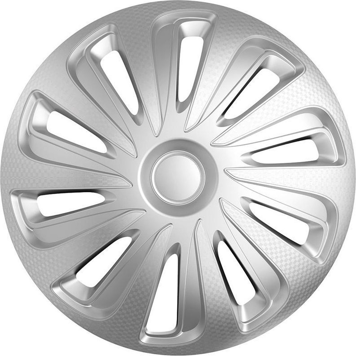 AutoStyle Wieldoppen 15 inch Caliber Zilver - ABS