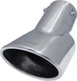 Simoni Racing Uitlaatsierstuk Ovaal RVS - 116x86xL180mm - Montage 46->74mm