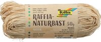 Folia Raffia Folia 50grs natuur - Decoupage papier - A5 - Grijs