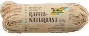 Folia Raffia Folia 50grs natuur - Decoupage papier - A5 - Grijs