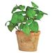 Esschert Design Kunstplant Basilicum in Terracotta Pot - 15 cm