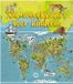 Lifetime Wereldkaart dieren XXL voor kinderen 140 x 95 cm