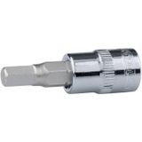 KS Tools 918.1533 1/4" CHROMEplus Bit-dopsleutel binnenzeskant, 3/16"