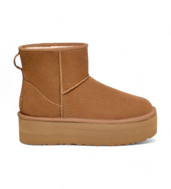 UGG Classic Mini Platform Boots - Women's - Size 41 - Brown - Suede