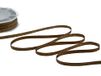 Furlanis - Satin Boutique Lamé, lint voor decoraties, geschenkverpakkingen, gastgeschenken, Italiaanse stof - bruin, 6 mm x 20 m