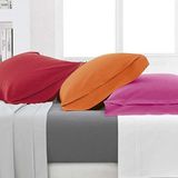 Bedlaken Gabel - Bedlaken van perkaline, 210x180x0,3 cm Bianco