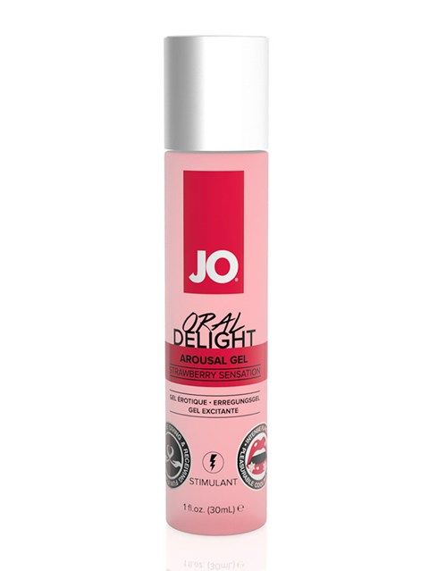 System JO Oral Delight Aardbei Sensation 30 ml - Rood