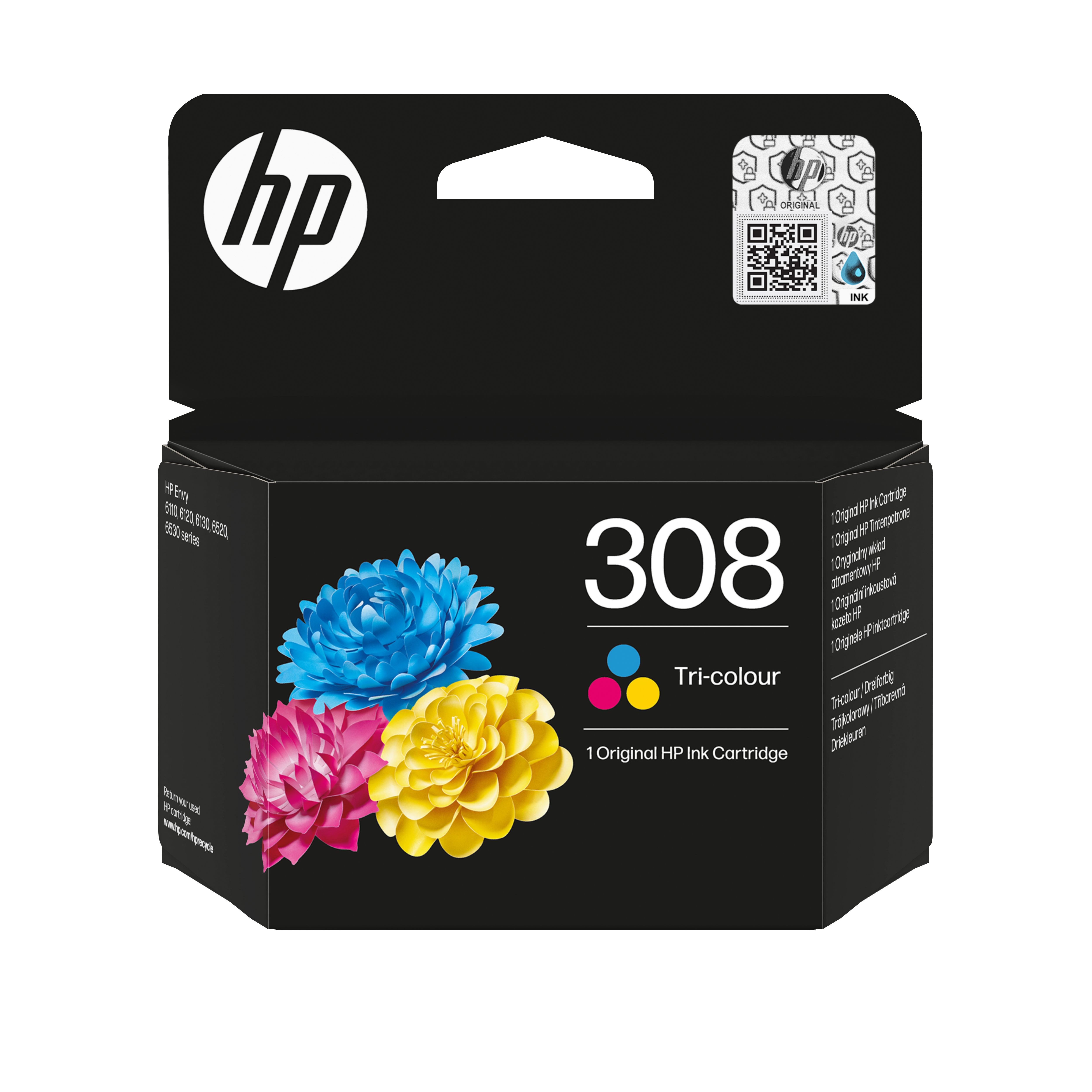 HP 308e Driekleuren inktcartridge - Origineel