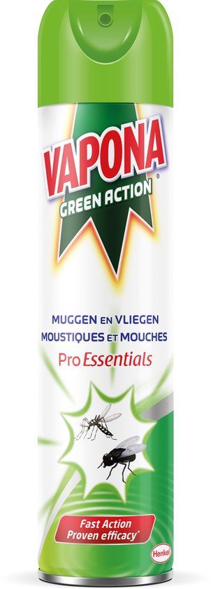 Vapona Green Action - Vliegende Insectenspray - 400 ml