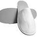 Kickkick® 10 paar slipvaste pantoffels voor eenmalig gebruik, gesloten schuimrubber, één maat, verpakt per paar, voor gasten, hotel en SPA, kleur wit, zacht met waterdichte verhoogde bodem, Wit