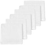 Meyco Basic Badstof Monddoekjes - Set van 6 - Wit