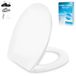 Merkloos Ovale Toiletbril met Softclose en Snelsluiting