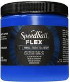 Speedball Flex fabric ink lake blue screen printing