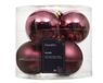 Decoris Boules de Noël verre argent intérieur brillant mat mix III