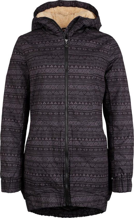 R.E.D. by EMP R.E.D. Rock-Engineered Design zwarte winterjas met capuchon - Dames - XXL