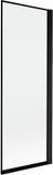 Mexen Mist paroi de douche 1 pièce droite 70 x 150 cm, cadre noir, noir